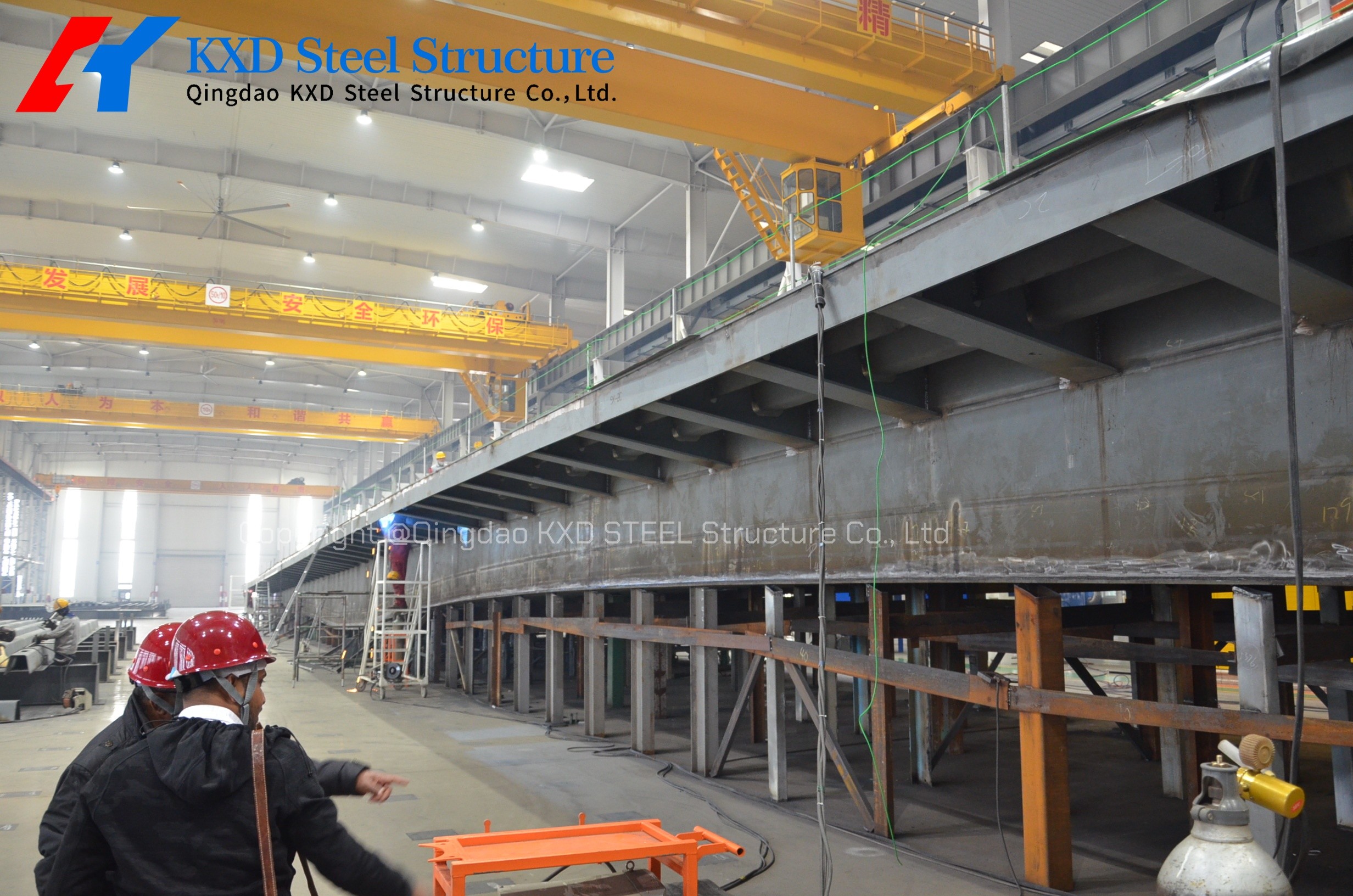 KXD STEEL Showcases Mega Steel Bridge Project – On-Site Visit Highlights!
