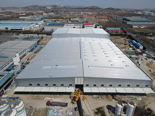 Long Lasting Prefabricated Steel Structure Construction Building with Galvanized or Painted Surface