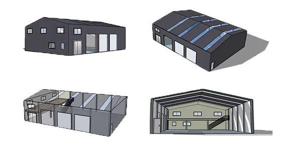 Custom Prefabricated Steel Structure Building Warehouse Workshop Construction