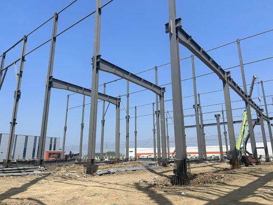 Fire Resistant Steel Factory Buildings Industrial Grade Metal Structures