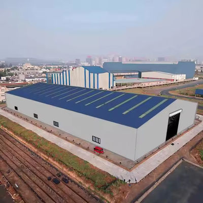 Customized Prefabricated Steel Structure Metal Building Workshops Plants Pole Barn Kits For Farm Shed Self-Storage Workshop