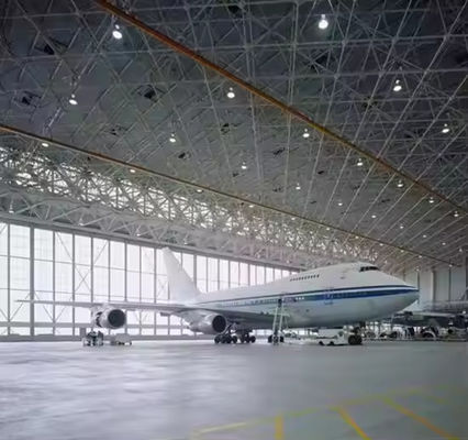 Modern Customized Steel Structure Building Prefab Warehouse Workshop Aircraft Hangar Office