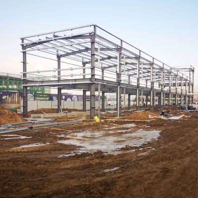 Light Structural Steel Structure Prefabricated Metal Warehouse Shed