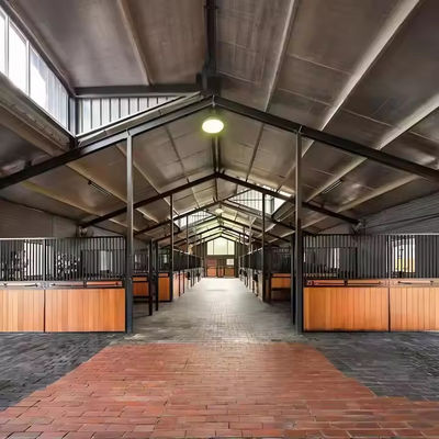 Agricultural-Grade Goat Farming House Prefabricated Horse Barn Galvanized Steel Structure Prefabricated Steel Building