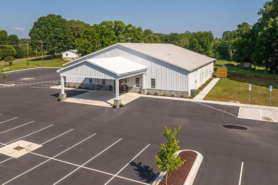 Popular Gable Frame Metal Church Buildings Modern Metal Structure Steel Building