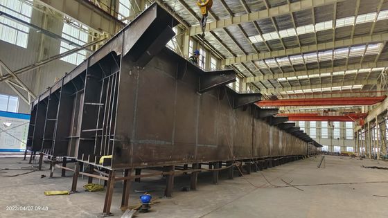 High Strength Custom Steel Girder Bridge For Highway Railway Projects Short And Strong Construction Time