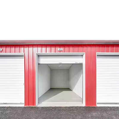 Prefabricated Self Storage Units Mini Shed Building With Light Steel Structure Frame And Aluminum Alloy Window