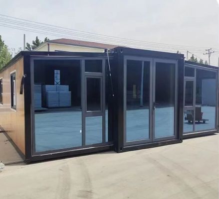 Flat Pack Luxury Office Prefab Storage Container Homes 2 Floors 2 Bedroom Mobile