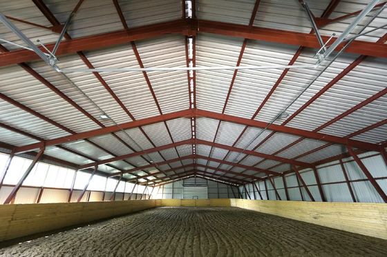 Light Steel Structure Indoor Horse Riding Arena Hall Kits with Free Design