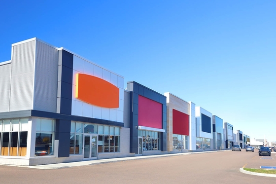 Multi-story Steel Structure Commercial Shopping Mall Supermarket Prefabricated Shop Metal Building