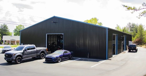 Simple Filling Station Car Wash Shed for Petrol Station