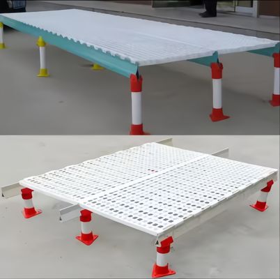Easy Clean Plastic Slatted Floor Poultry House Customized Color