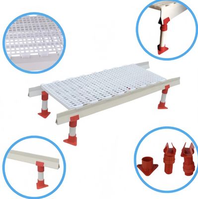 Recyclable Poultry Farm Plastic Floor Damp Proof Stackable Plastic Floor Slats