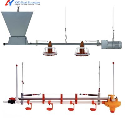 Automatic Broiler Feeders And Drinkers , Plastic Broiler Farm Equipment