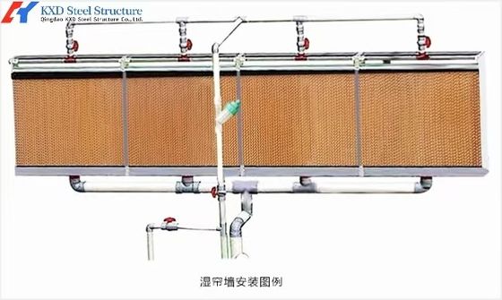 Strong Poultry Farm Cooling Pad Wall Cooling System Wet Curtain Evaporative Cooling Pad