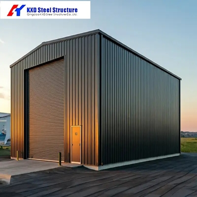 Prefabricated Warehouse Workshop Steel Hangar Shed Construction Industrial Metal Materials Steel Structure Building