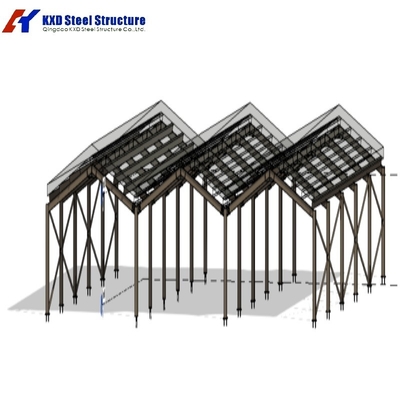 Prefab Steel Structure Hangar Cheap Metal Shed Prefabricated Steel Structure Warehouse