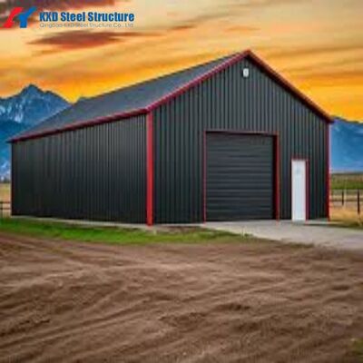 Livestock Shelter Dairy Farm Barn Steel Structure Cow Shed for Live Cattle