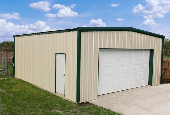 Small Home Use Steel Structure Workshop Storage Shed Customized For Workshops Plants