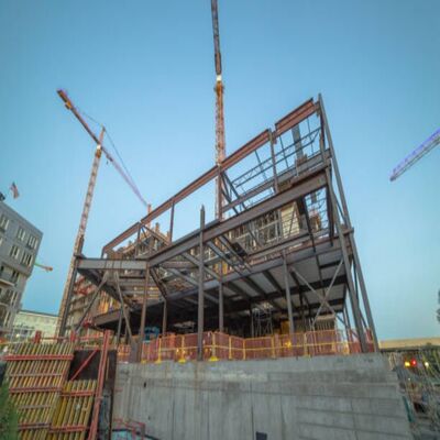 Durable Steel Structure Workshop With Fast Installation For Africa Projects