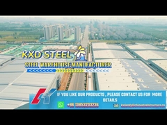 Industrial High Rise Steel Building Construction Anti Earthquake Prefabricated Warehouse Building