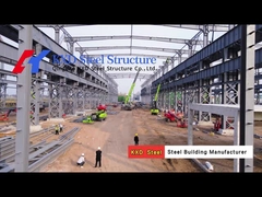 Steel Structure Building For Auto Repair Shop Prefabricated Steel Workshop