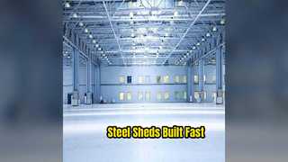 Fast Steel Sheds Built Quick & Strong